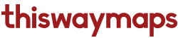 thiswaymaps mappe personalizzate e vettoriali per strutture ricettive Logo