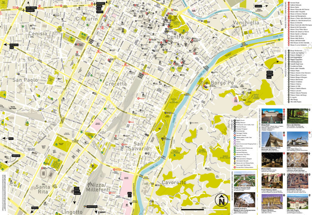 Mappa di Torino thiswaymaps mappe personalizzate e vettoriali Mappa di Torino thiswaymaps mappe personalizzate e vettoriali