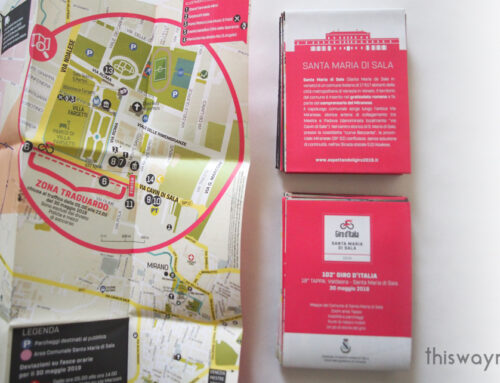 Map of Santa Maria di Sala 🚲 Official map of the Salese Stage of the Giro d’Italia.