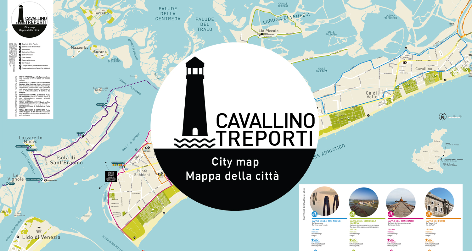 Mappa di Cavallino-Treporti Mappe personalizzate per strutture ricettive