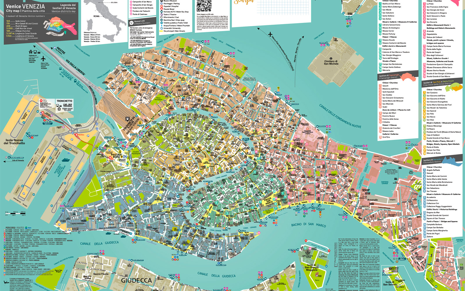 Mappa Pieghevole per Locanda Scarpa