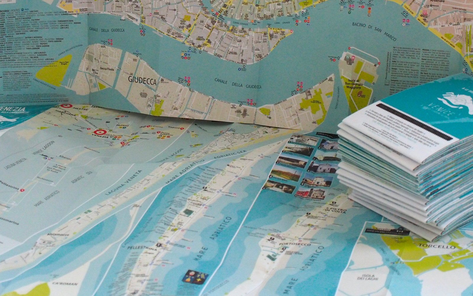 Mappa Pieghevole Turistica di Venezia