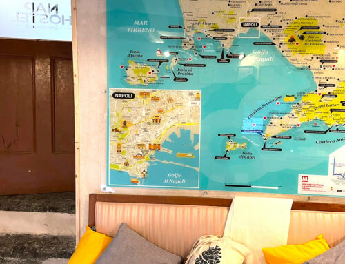 Mappa su Plexiglass per Nap Hostel Spaccanapoli