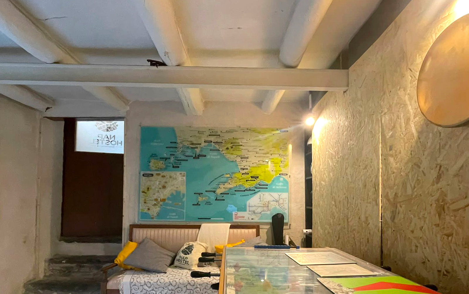 Mappa su Plexiglass per Nap Hostel Spaccanapoli
