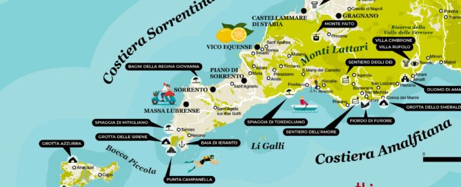 la Baia di Ieranto, gioiello nascosto della Costiera Sorrentina