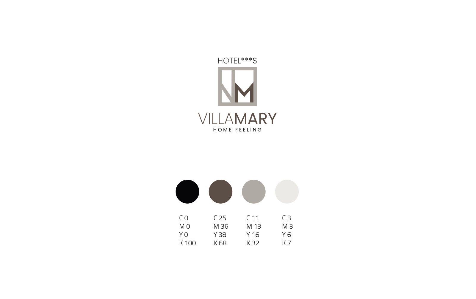 Progettazione logo Hotel Villa Mary Santa Maria di Sala