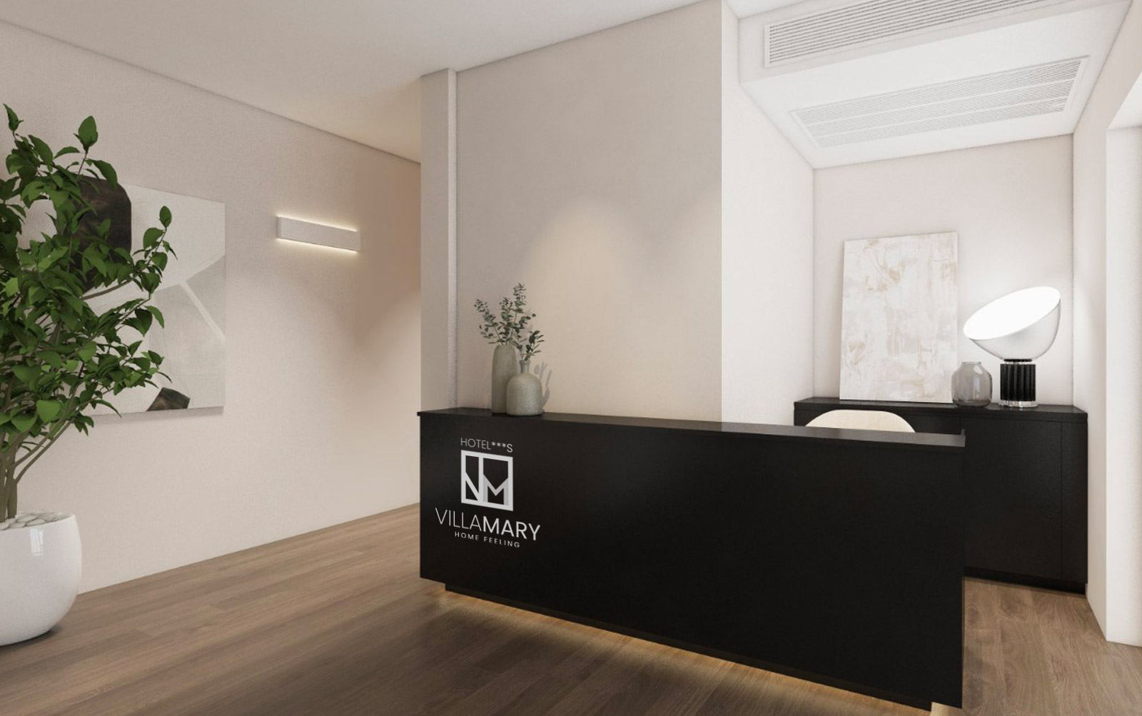 Progettazione logo Hotel Villa Mary Santa Maria di Sala