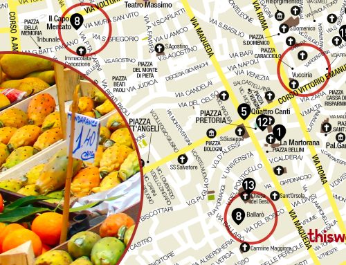Palermo markets and map to offer your guests: a journey through flavors, stories and tradition