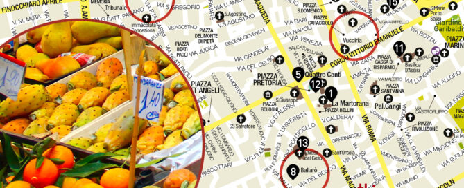 Mercati di Palermo e mappa da offrire ai tuoi ospiti